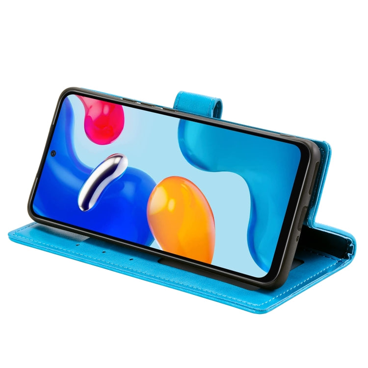 For Xiaomi Redmi Note 11S Totem Flower Embossed Leather Phone Case