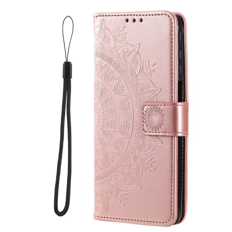 For Xiaomi Redmi Note 11S Totem Flower Embossed Leather Phone Case