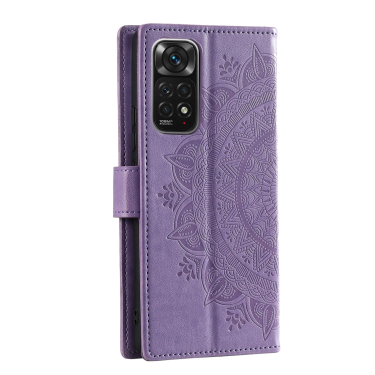 For Xiaomi Redmi Note 11S Totem Flower Embossed Leather Phone Case
