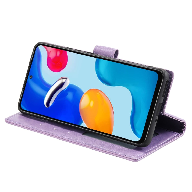 For Xiaomi Redmi Note 11S Totem Flower Embossed Leather Phone Case