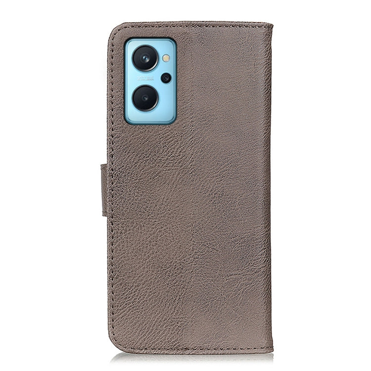 For OPPO Realme 9i / A36 4G / A76 4G / A96 4G KHAZNEH Cowhide Texture Horizontal Flip Leather Phone Case