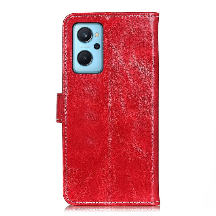 For OPPO Realme 9i / A36 4G / A76 4G / A96 4G Retro Crazy Horse Texture Horizontal Flip Leather Phone Case