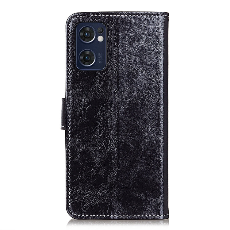 For OPPO Reno7 5G Overseas Version / Find X5 Lite Retro Crazy Horse Texture Horizontal Flip Leather Phone Case