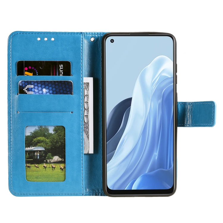 For OPPO Reno7 5G International Version / Find X5 Lite Totem Flower Embossed Leather Phone Case