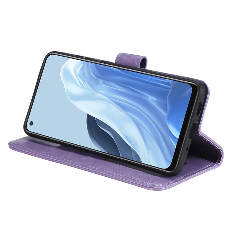 For OPPO Reno7 5G International Version / Find X5 Lite Totem Flower Embossed Leather Phone Case