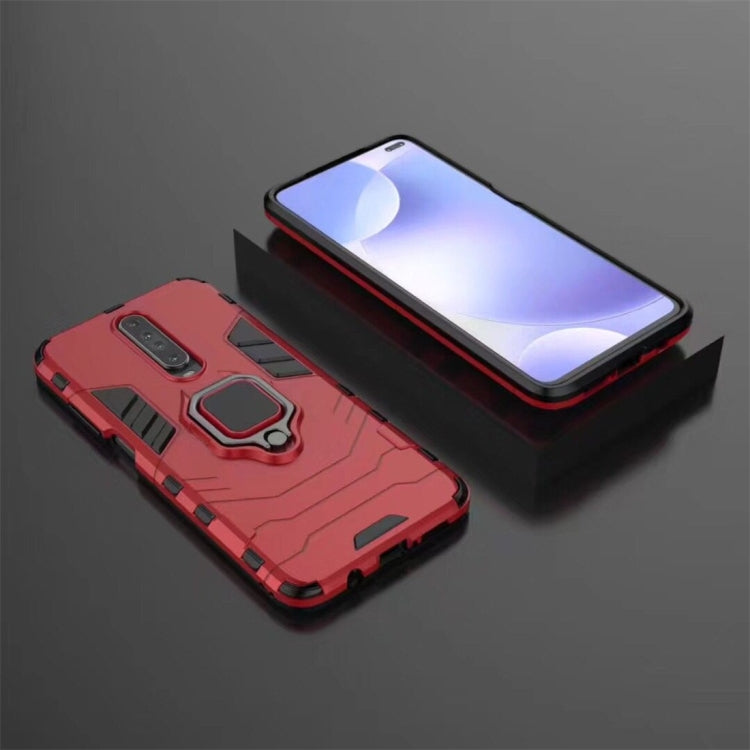For Xiaomi Redmi K30 PC + TPU Shockproof Protective Case with Magnetic Ring Holder