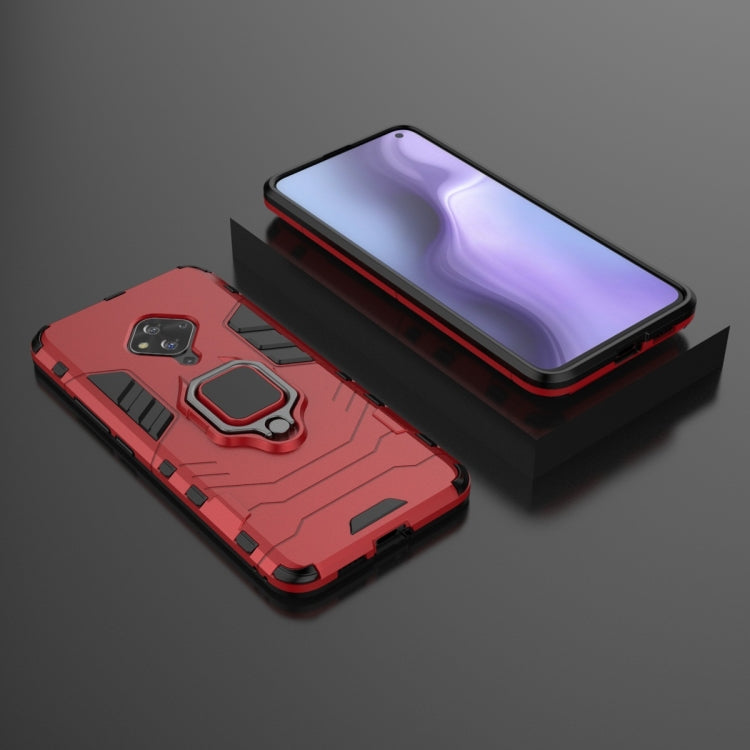 For Vivo S5 Shockproof PC + TPU Protective Case with Magnetic Ring Holder