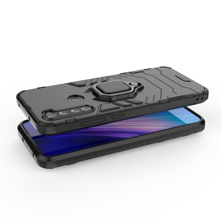 For Xiaomi Redmi Note 8T Shockproof PC + TPU Protective Case with Magnetic Ring Holder