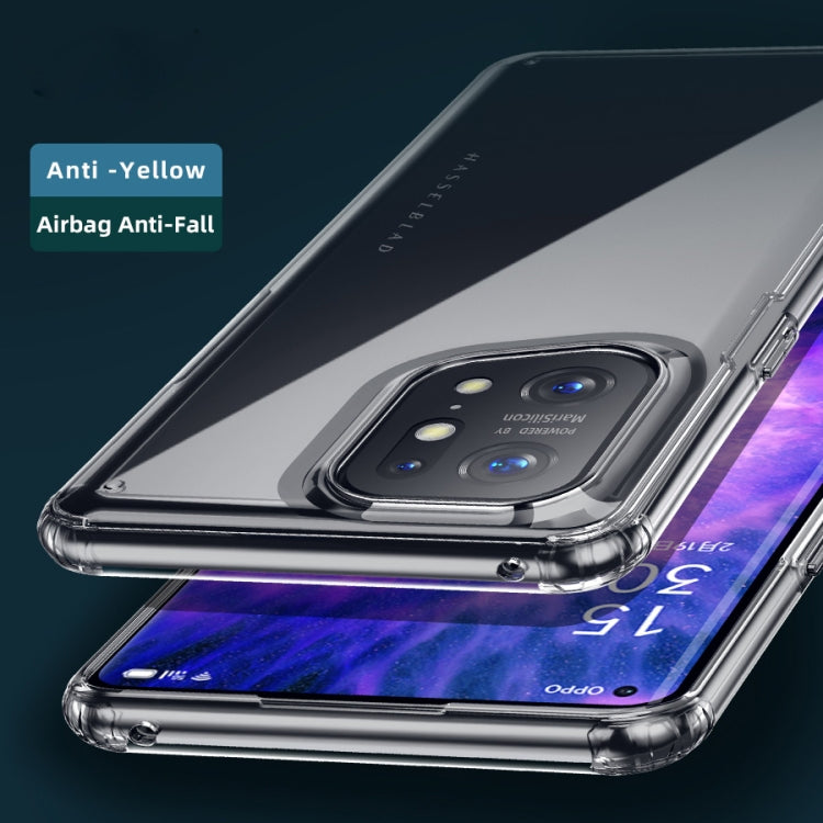 For OPPO Find X5 Pro Crystal PC + TPU Phone Case
