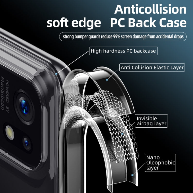 For OPPO Find X5 Pro Crystal PC + TPU Phone Case