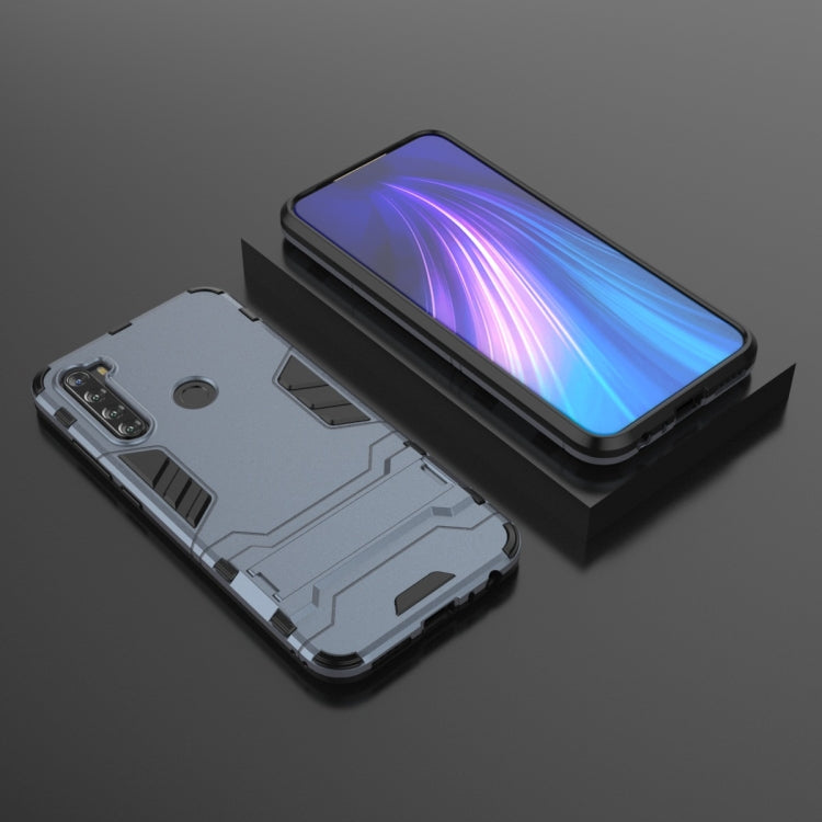 For Xiaomi Redmi Note 8T Shockproof PC + TPU Protective Case with Invisible Holder