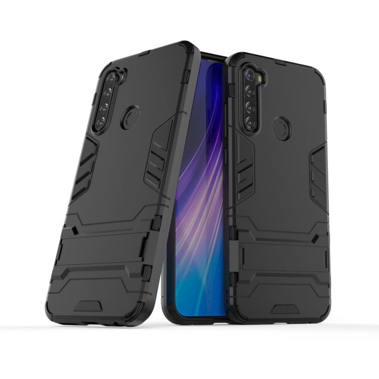 For Xiaomi Redmi Note 8T Shockproof PC + TPU Protective Case with Invisible Holder