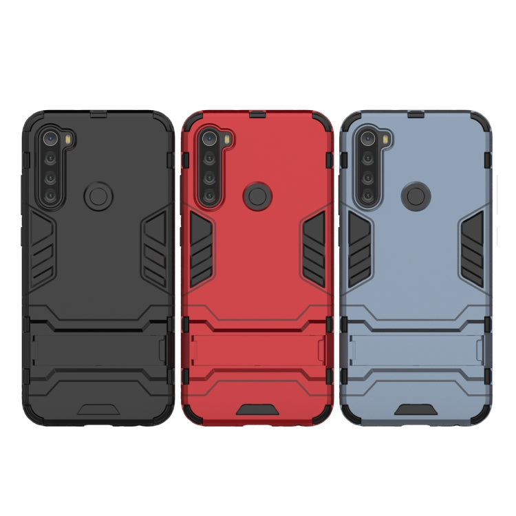 For Xiaomi Redmi Note 8T Shockproof PC + TPU Protective Case with Invisible Holder