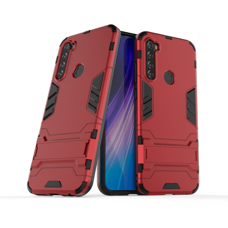 For Xiaomi Redmi Note 8T Shockproof PC + TPU Protective Case with Invisible Holder