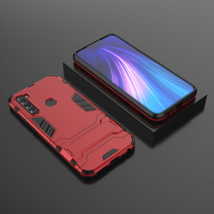 For Xiaomi Redmi Note 8T Shockproof PC + TPU Protective Case with Invisible Holder