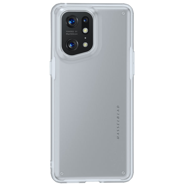 For OPPO Find X5 Armor PC + TPU Shockproof Phone Case(Translucent)
