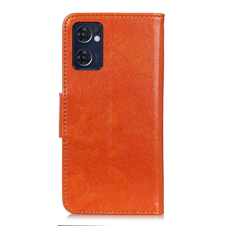 For OPPO Reno7 5G / Find X5 Lite Nappa Texture Horizontal Flip Leather Phone Case