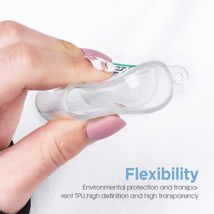 For AirPods 1 / 2 TPU Air Ticket Label Sticker Earphone Protective Case