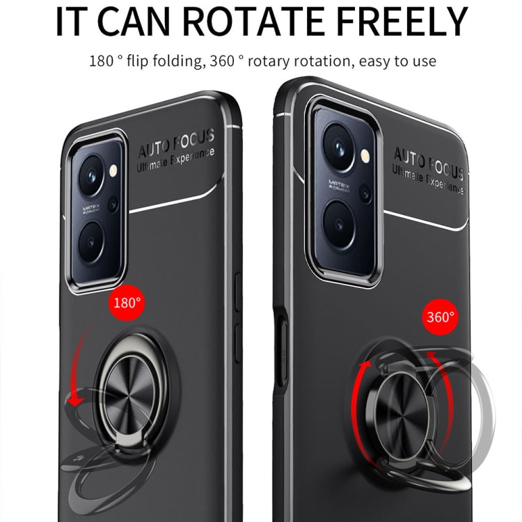 For OPPO A36 / Realme 9i Metal Ring Holder TPU Phone Case