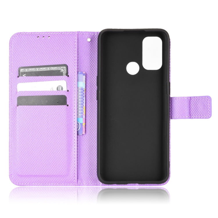 For OPPO A53 2020 / A32 2020 / A53S / A33 Diamond Texture Leather Phone Case