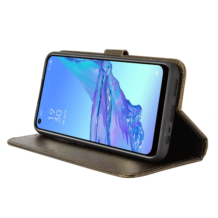 For OPPO A53 2020 / A32 2020 / A53S / A33 Diamond Texture Leather Phone Case