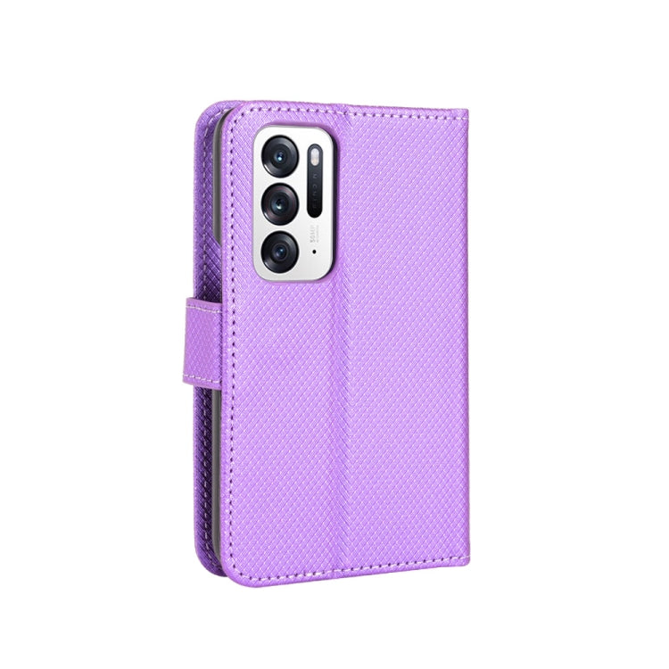 For OPPO Find N Diamond Texture Leather Phone Case