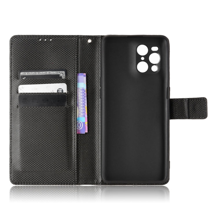 For OPPO Find X3 / Find X3 Pro Diamond Texture Leather Phone Case