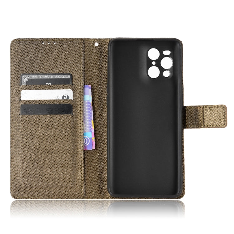 For OPPO Find X3 / Find X3 Pro Diamond Texture Leather Phone Case