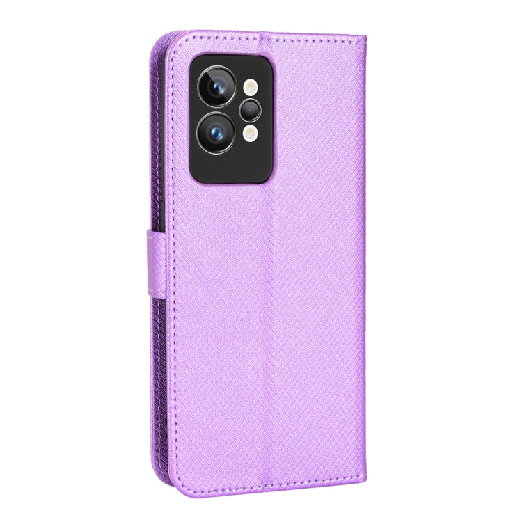 For OPPO Realme GT2 Pro Diamond Texture Leather Phone Case