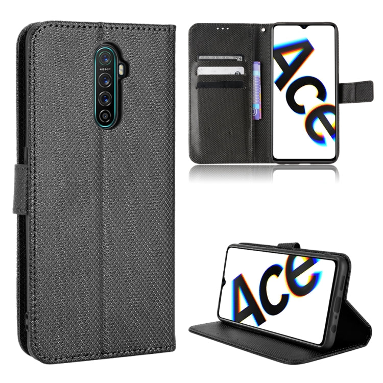 For OPPO Reno Ace / Realme X2 Pro Diamond Texture Leather Phone Case