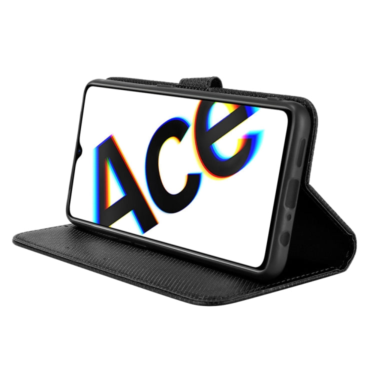 For OPPO Reno Ace / Realme X2 Pro Diamond Texture Leather Phone Case