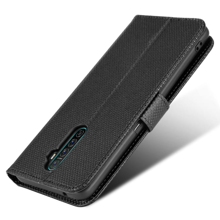For OPPO Reno Ace / Realme X2 Pro Diamond Texture Leather Phone Case