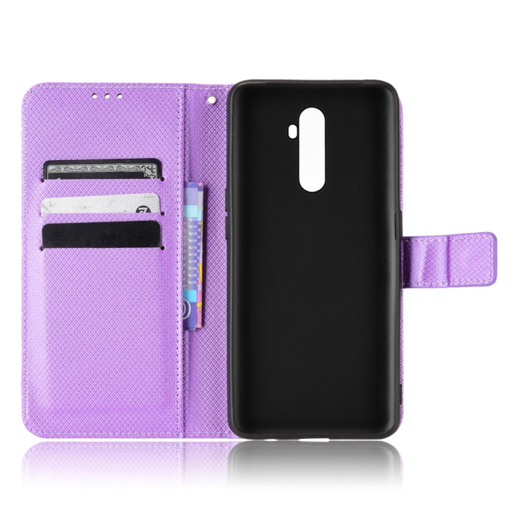 For OPPO Reno Ace / Realme X2 Pro Diamond Texture Leather Phone Case