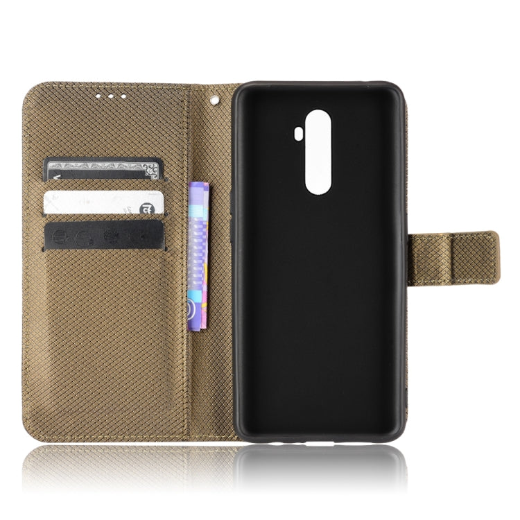 For OPPO Reno Ace / Realme X2 Pro Diamond Texture Leather Phone Case