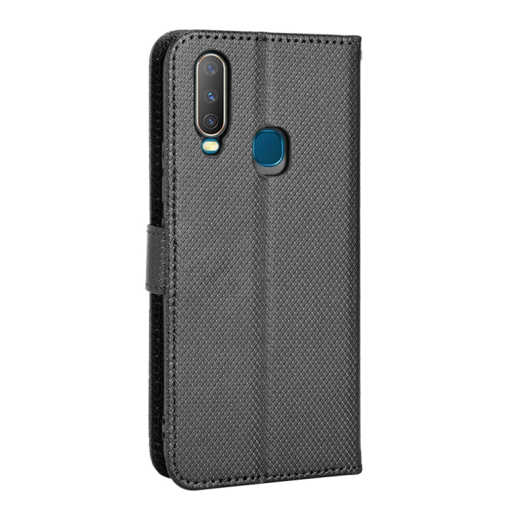 For vivo Y17 / Y15 / Y12 / Y3 / U10 Diamond Texture Leather Phone Case