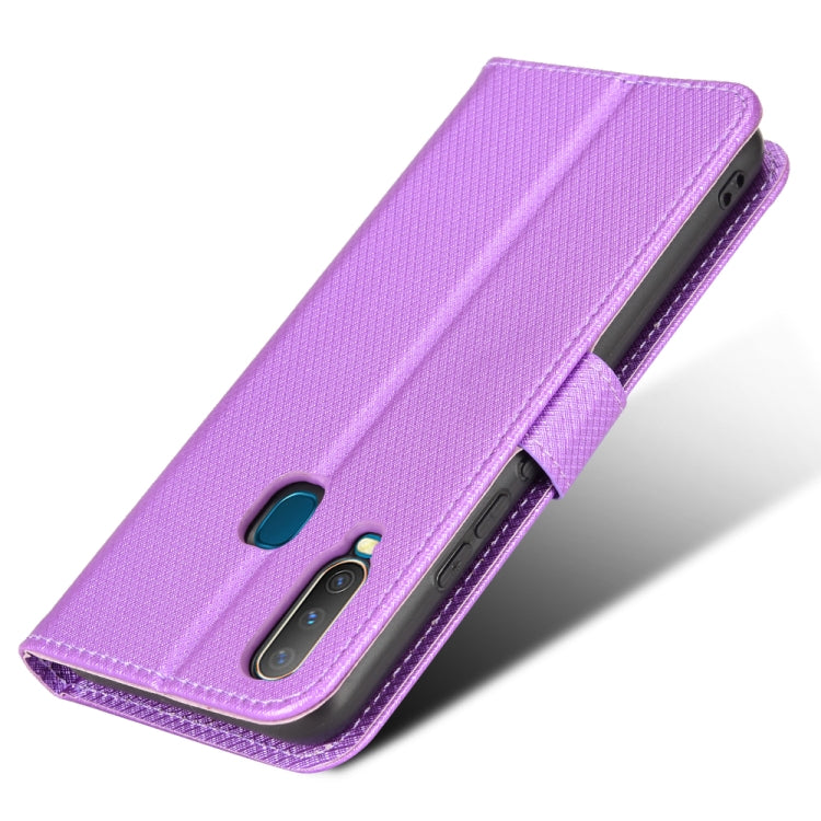 For vivo Y17 / Y15 / Y12 / Y3 / U10 Diamond Texture Leather Phone Case