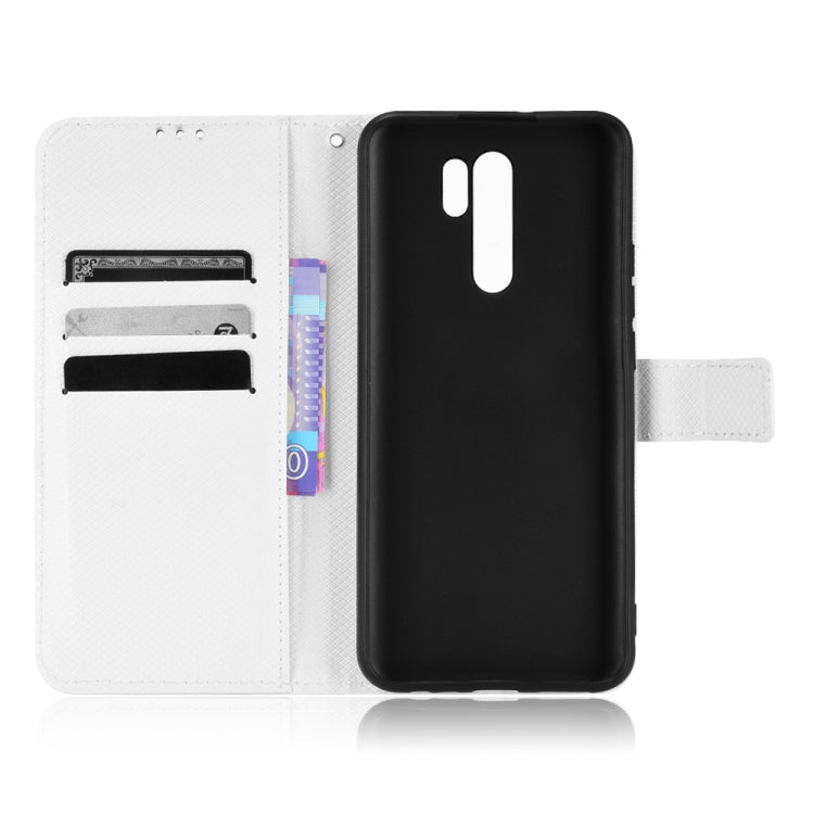 For Xiaomi Redmi 9 Diamond Texture Leather Phone Case