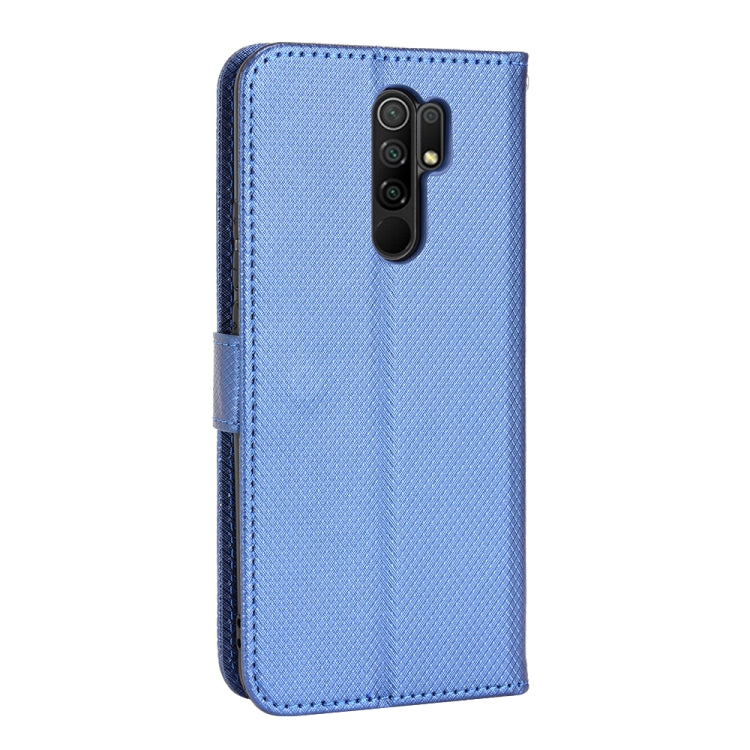 For Xiaomi Redmi 9 Diamond Texture Leather Phone Case