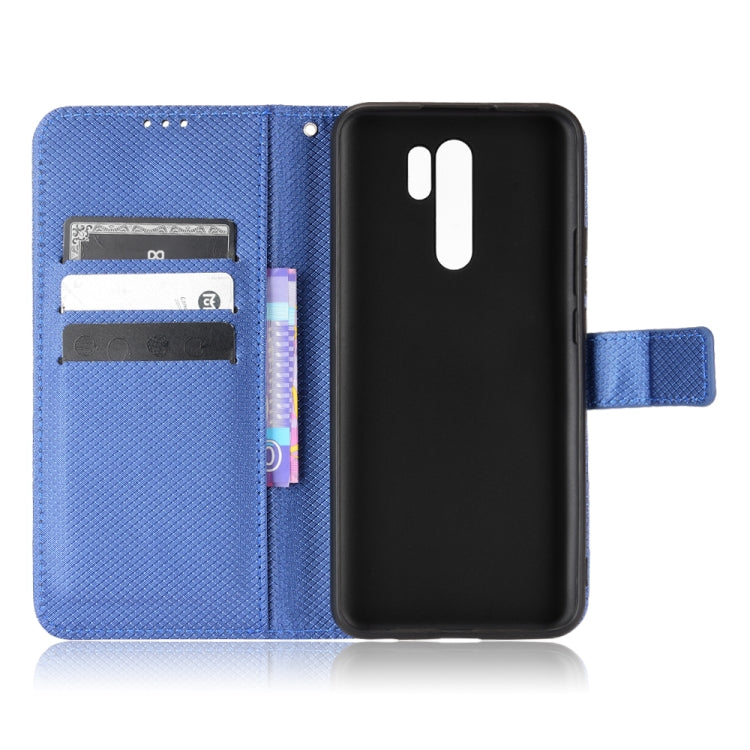 For Xiaomi Redmi 9 Diamond Texture Leather Phone Case