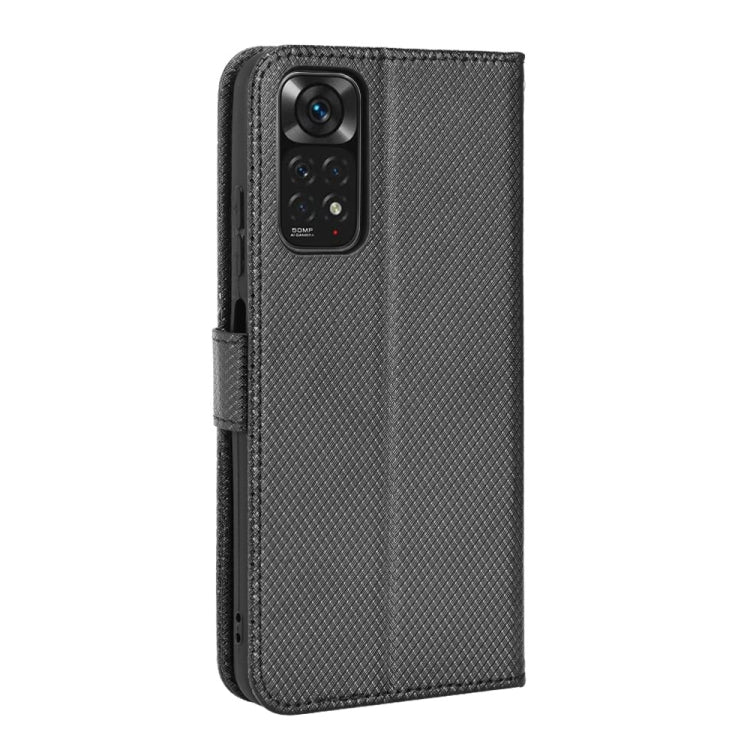 For Xiaomi Redmi Note 11 4G Global / Note 11S Diamond Texture Leather Phone Case