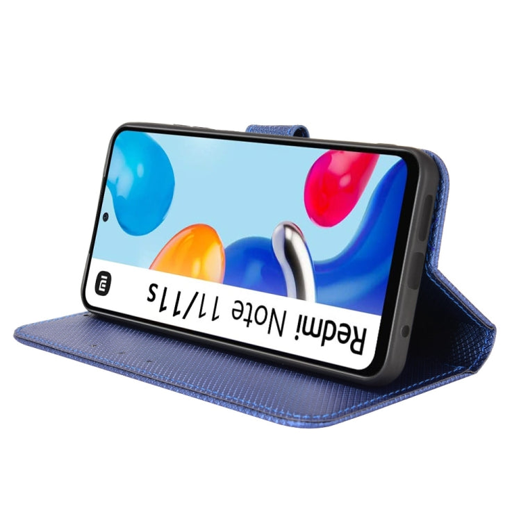 For Xiaomi Redmi Note 11 4G Global / Note 11S Diamond Texture Leather Phone Case