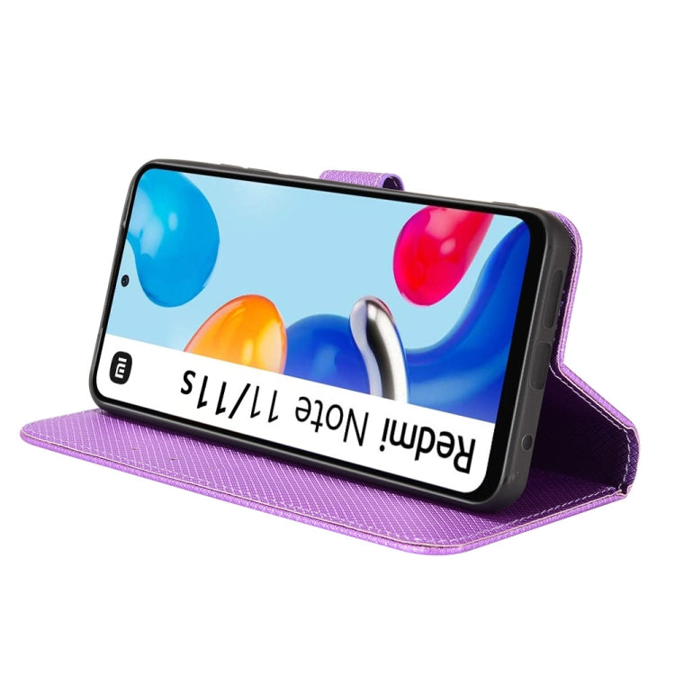 For Xiaomi Redmi Note 11 4G Global / Note 11S Diamond Texture Leather Phone Case