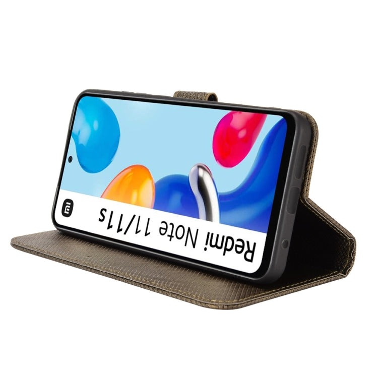 For Xiaomi Redmi Note 11 4G Global / Note 11S Diamond Texture Leather Phone Case