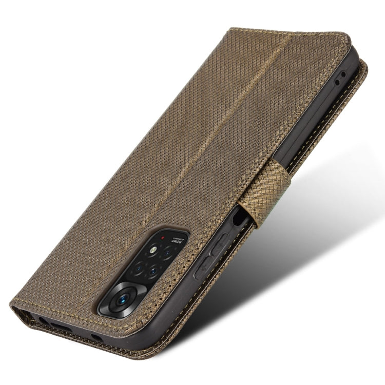 For Xiaomi Redmi Note 11 4G Global / Note 11S Diamond Texture Leather Phone Case