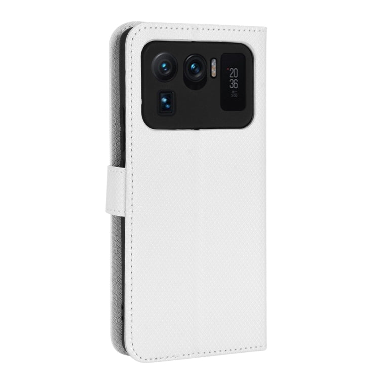 For Xiaomi Mi 11 Ultra Diamond Texture Leather Phone Case