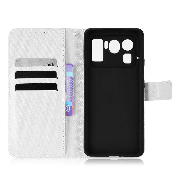 For Xiaomi Mi 11 Ultra Diamond Texture Leather Phone Case