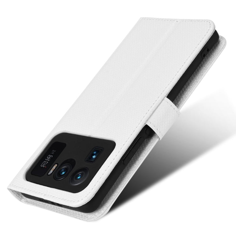 For Xiaomi Mi 11 Ultra Diamond Texture Leather Phone Case