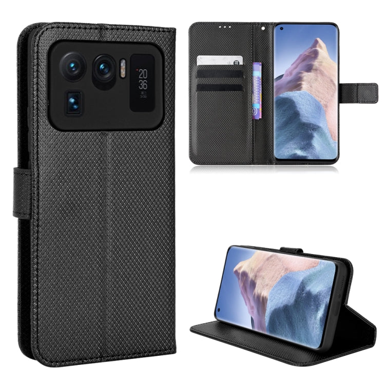 For Xiaomi Mi 11 Ultra Diamond Texture Leather Phone Case