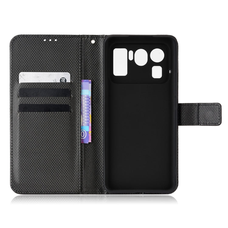 For Xiaomi Mi 11 Ultra Diamond Texture Leather Phone Case