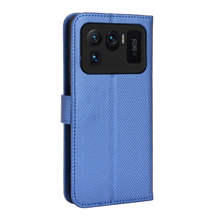 For Xiaomi Mi 11 Ultra Diamond Texture Leather Phone Case